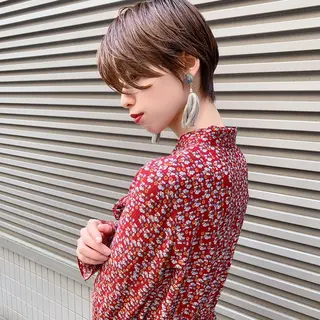 ショート calna by  elmo所属・ショート特化美容師 大阪京橋　大本　渉のヘアスタイル