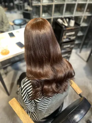 ロング 🌷ブリーチ縮毛矯正 /mina🌷のヘアスタイル