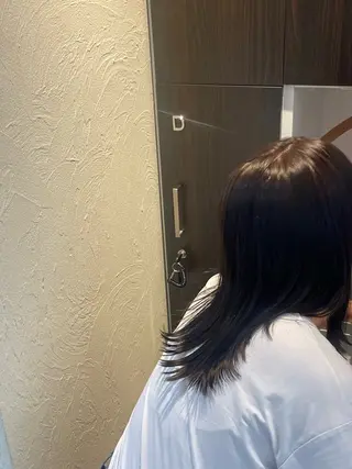 セミロング カラー ショート✂︎ ゆるパーマKANOのヘアスタイル