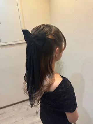 ロング ヘアアレンジ 内沼 恵留菜のヘアスタイル