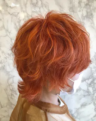 ショート カラー 🟦西荻窪メンズ特化 美容師🟦Yu-Jiのヘアスタイル