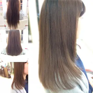 セミロング いけだ ゆうのヘアスタイル