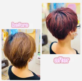 ショート 鈴木 雅人のヘアスタイル