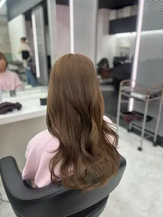 ロング カラー 🤍レイヤー/顔周り 暖色hirari🤍のヘアスタイル