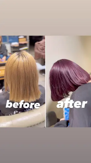 ショート カラー 🌿earth亀有店 【緑髪のノブ】🌿のヘアスタイル