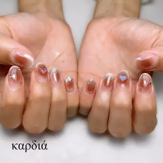 ネイル καρδιά -ｶﾙﾃﾞｨｱ-のネイルデザイン