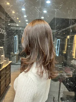 セミロング Sakura モッズヘア宇都宮のヘアスタイル