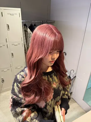 ロング カラー ヘアアレンジ 💗横浜美容室 💗HARUNAのヘアスタイル