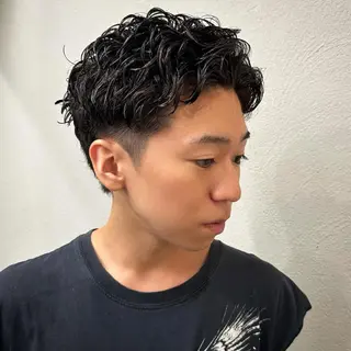 ショート パーマ メンズ ツイスパ/メンズ パーマ/歩夢のヘアスタイル