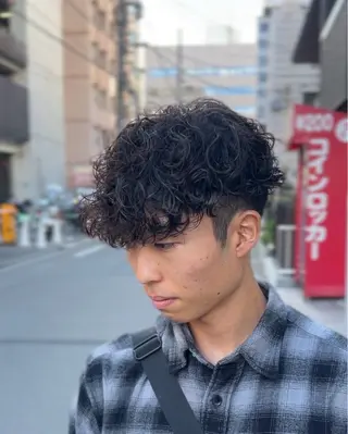 パーマ メンズ シャドウパーマ/ メンズ/KENTAのヘアスタイル