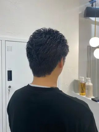 メンズ Aloa yokohama所属・💎ブリーチカラー /似合わせカット💎のヘアスタイル