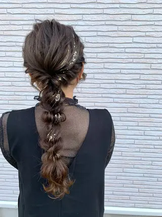 ヘアアレンジ foglia所属・foglia🌼 根本結衣のヘアスタイル