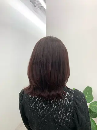 ミディアム カラー 本格ヘッドスパ🌿 ×ヘア 佐藤のヘアスタイル