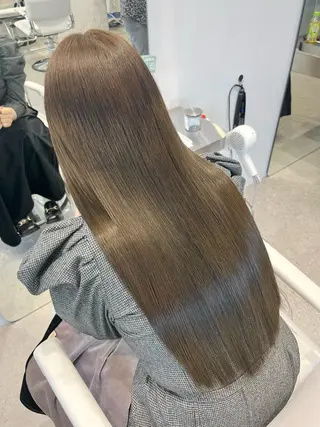 ロング カラー iLi🫧kim ryongna🦋のヘアスタイル