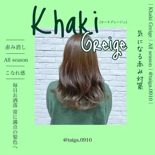 セミロング カラー レディースヘア💫 加藤たいが🐯のヘアスタイル