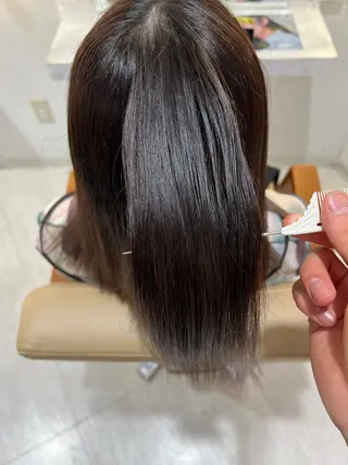 ミディアム カラー ヘアーメイクウィル野田阪神店所属・Yuu/レイヤー/ ハイライト/髪質改善のヘアスタイル