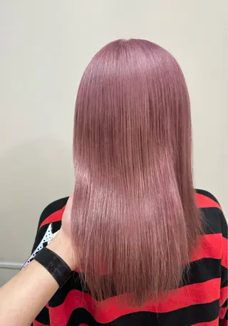 ミディアム カラー 聖斗 /ハイトーン/パーマのヘアスタイル