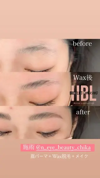 アイブロウ N eye beautyのマツエク・マツパデザイン