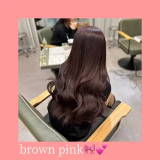 ロング カラー aoi/暖色カラー/ プツッとボブ🎀のヘアスタイル