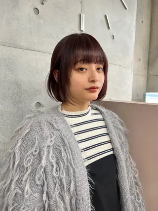 ショート カコ/レイヤーカット ヘアアレンジのヘアスタイル