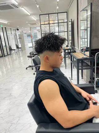 ショート パーマ 木村 拓美のヘアスタイル