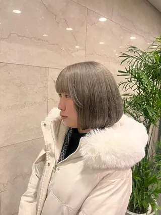 ミディアム カラー はるか/ CosyVelvetのヘアスタイル