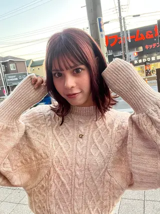 カラー lupinus中田 塩屋のヘアスタイル