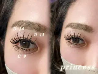 マツエク・マツパ princess 森 碧海のマツエク・マツパデザイン