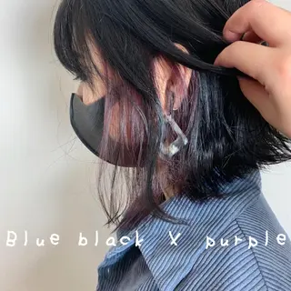 ショート カラー ボブウルフ／ボブ Satsuki【名駅のヘアスタイル