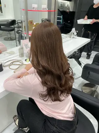 ロング 💍大人デザイン /ハイトーン♡リクトのヘアスタイル