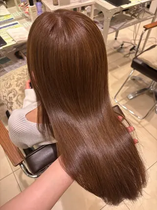 セミロング 艶カラー🌟髪質改善 髙畑爽のヘアスタイル