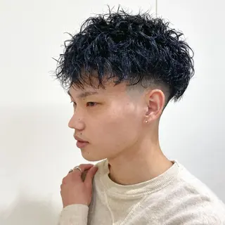 パーマ メンズ ボブとパーマの達人 美容室難民の方は是非のヘアスタイル