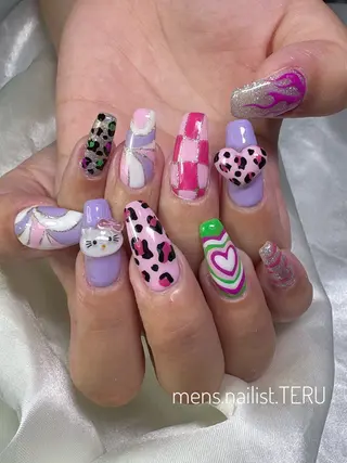 ネイル nail salon ETERNAL所属・メンズネイリスト TERUのネイルデザイン