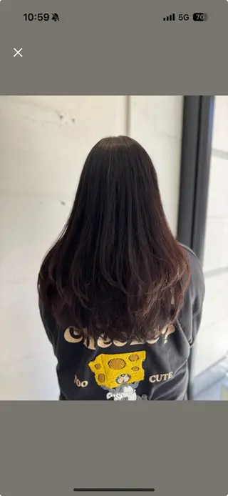 ロング 大庭 梨子のヘアスタイル