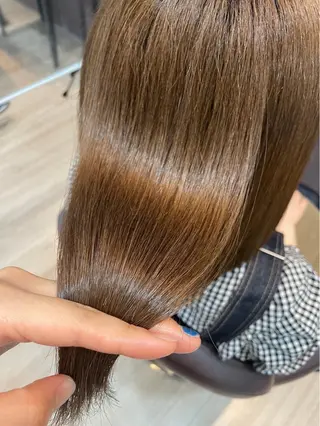 ミディアム ツヤ髪質改善 💜れいな💜のヘアスタイル