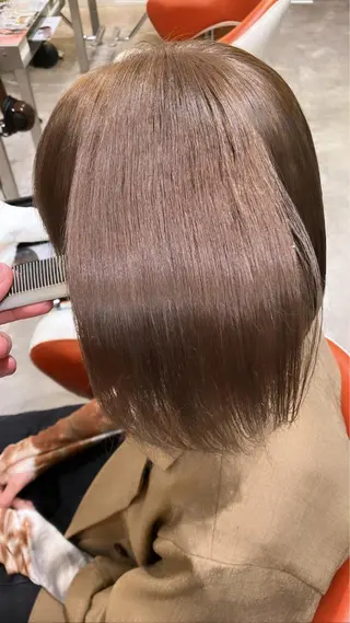 ミディアム _WHITE難波店[アンダーバーホワイト]所属・艶カラー/髪質改善 /韓国風/中村嘉秀のヘアスタイル