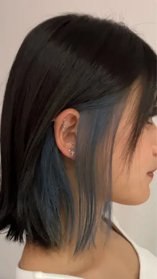 カラー 初めてでも安心🌿 吉澤インナーカラーのヘアスタイル