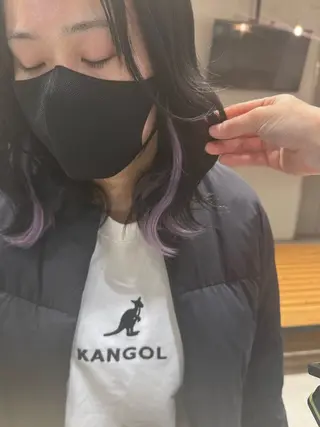 ミディアム 🌶推しカラー RINA🌶´-のヘアスタイル