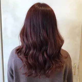 セミロング カラー モテ髪×トレンド💕 小顔レイヤー 金井のヘアスタイル