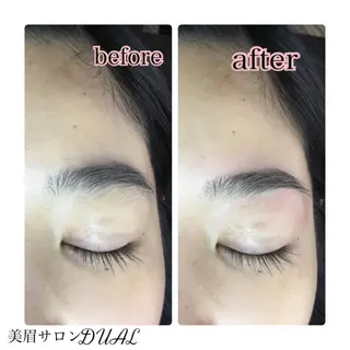 ショート ミディアム セミロング ロング カラー パーマ ヘアアレンジ ネイル マツエク・マツパ 眉毛サロン DUAL 恵比寿の眉毛・アイブロウイメージ