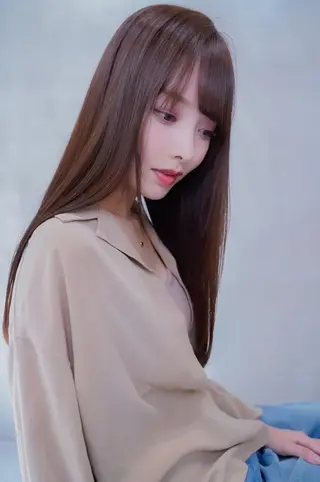 セミロング パーマ ヘアアレンジ Ameri/髪質改善 /韓国ヘア🇰🇷のヘアスタイル