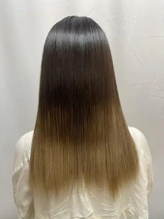 ロング パーマ 髪質改善/縮毛矯正 /ブリーチ矯正/岡部のヘアスタイル