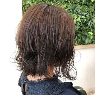ミディアム パーマ ✨似合わせカラー✨ 菅原一貴のヘアスタイル
