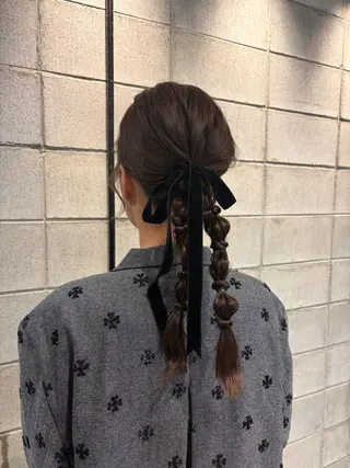 ロング みわ/博多 ブリーチ/メンズヘアのヘアスタイル