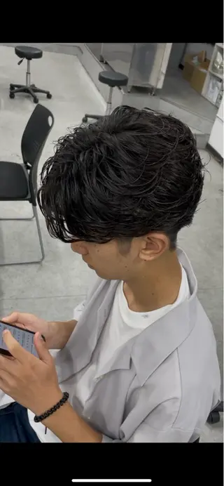 ショート パーマ メンズ トレンド🔥メンズ 特化⚡️網野裕希のヘアスタイル