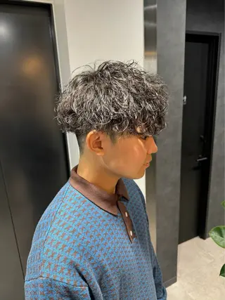 ショート パーマ メンズ ⚡️メンズ特化⚡️ RYUKIのヘアスタイル