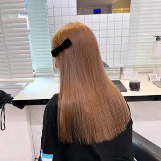 ミディアム カラー ヘアアレンジ 💕上野美容師☁ ブリーチ💖サワのヘアスタイル