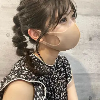 ロング カラー 韓国ヘア /男女❄️ 細江 美紅のヘアスタイル