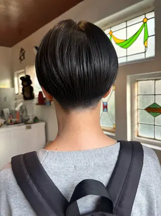 ショート パーマ メンズ ツーブロック刈り上げ Harunaのヘアスタイル