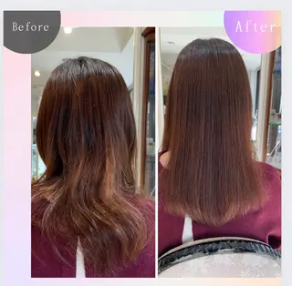 ロング 加納 和枝のヘアスタイル